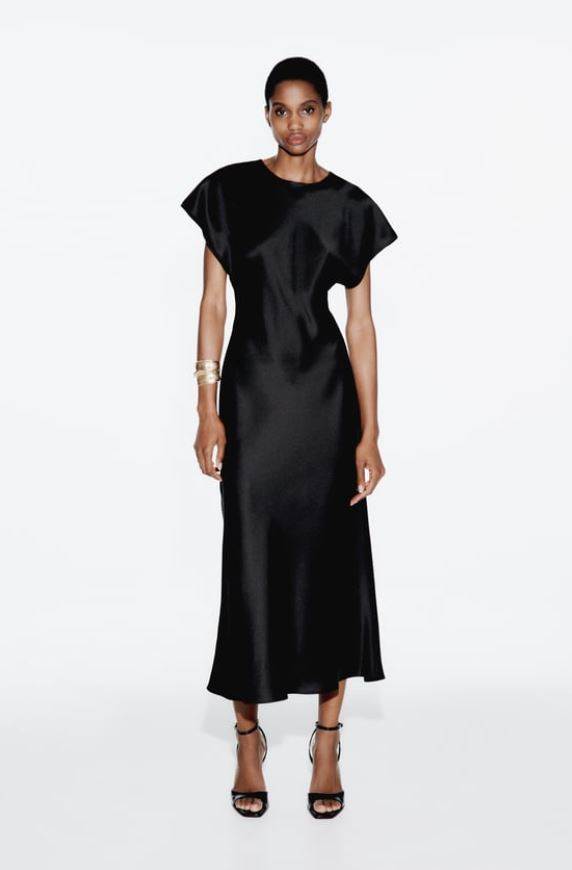 SATENSKA MIDI HALJINA/ZARA/39,95 EUR
