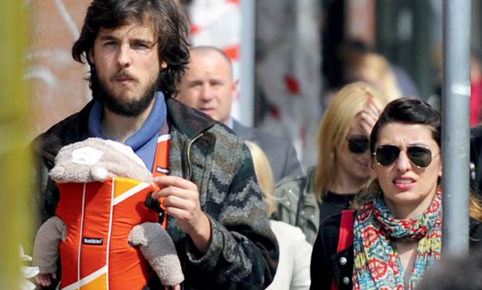 Jelena Radan, Boris sekulić i njihova kćerkica Maša.jpeg