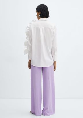 Bijela košulja s cvijetom, Mango, 59,99 EUR