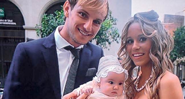 Ivan Rakitić i Raquel Mauri na odmoru
