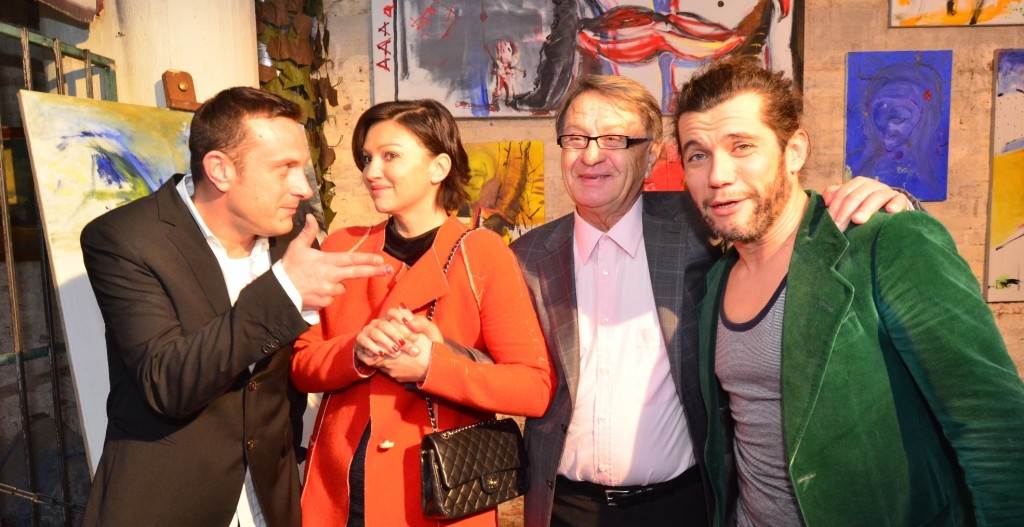 Denis Brajčić, Nina Badrić, Miroslav Ćiro Blažević i Mario Petreković na događaju