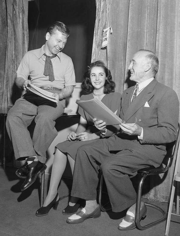 Mickey Rooney i Elizabeth Taylor