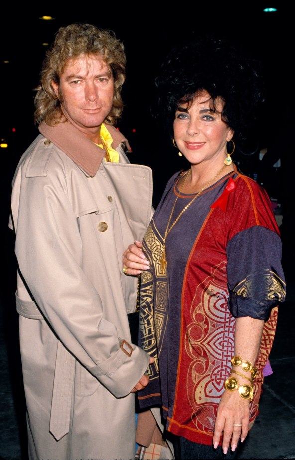 Larry Fortensky i Elizabeth Taylor