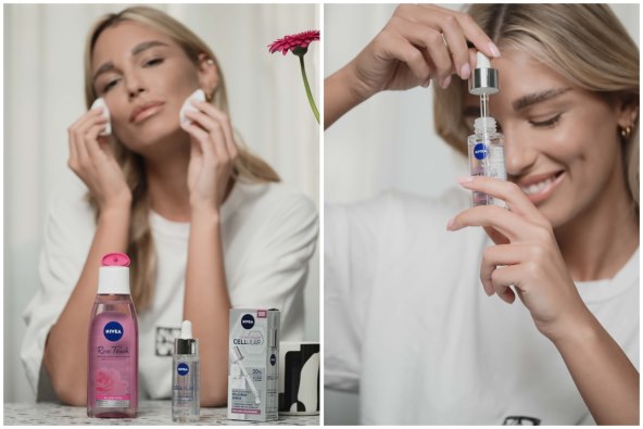 Nivea x Elena Dizdar jutarnja skincare rutina