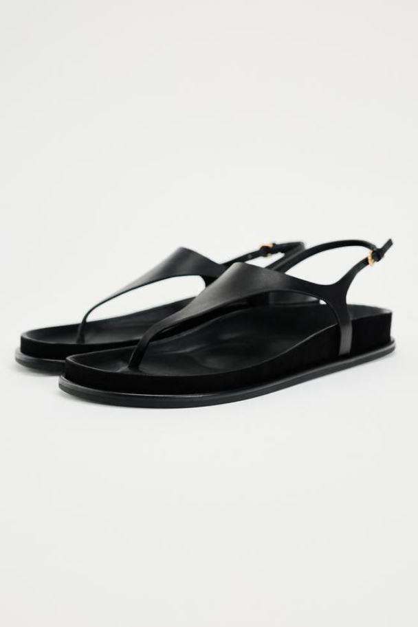 RAVNE KOŽNE SANDALE/ ZARA/ 39,95 EUR