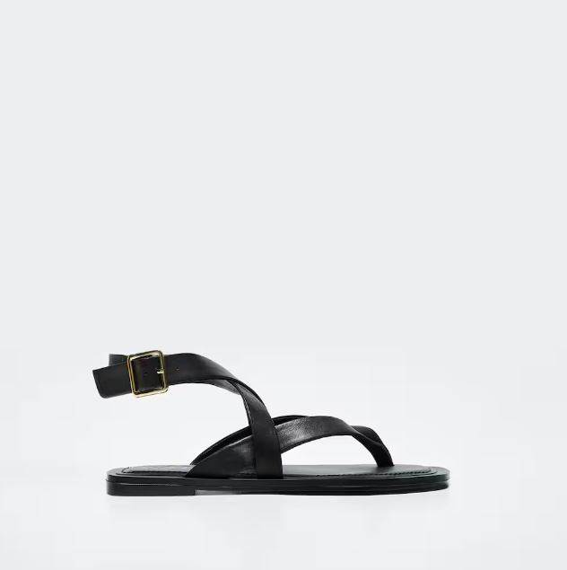 Kožne sandale s remenčićima/ MANGO/ 39,99 EUR