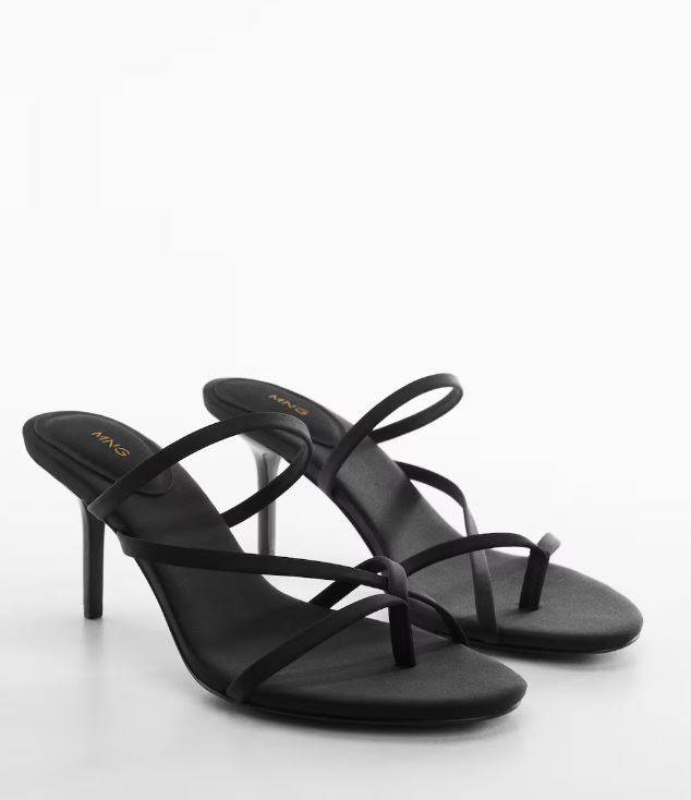 Sandale s remenčićima s visokom potpeticom/ MANGO/ 38,99 EUR