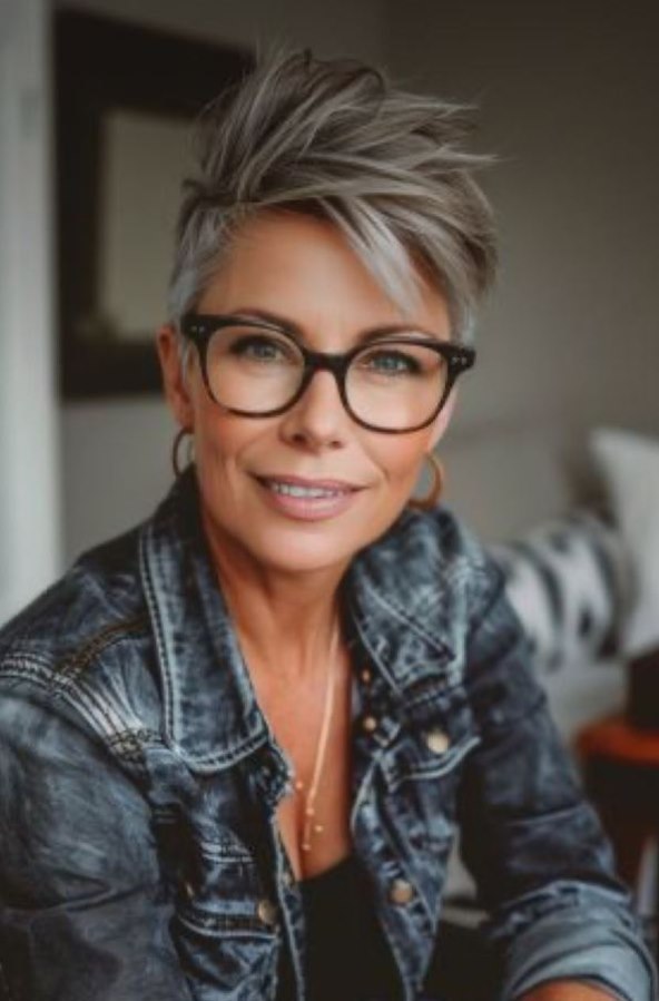 Razbarušeni pixie cut