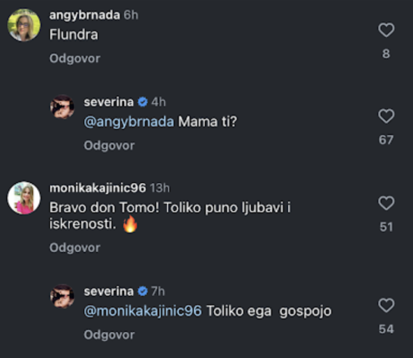 severina komentari.