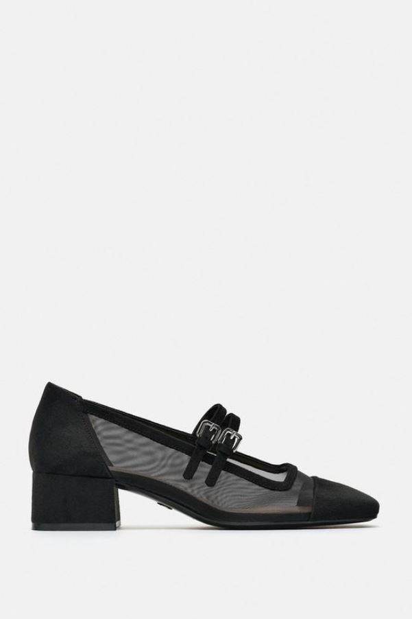 Mrežaste ravne balerinke s potpeticom/ Zara/ 29,95 EUR