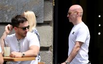 Ljubo Pavasović Visoković u šetnji sa suprugom