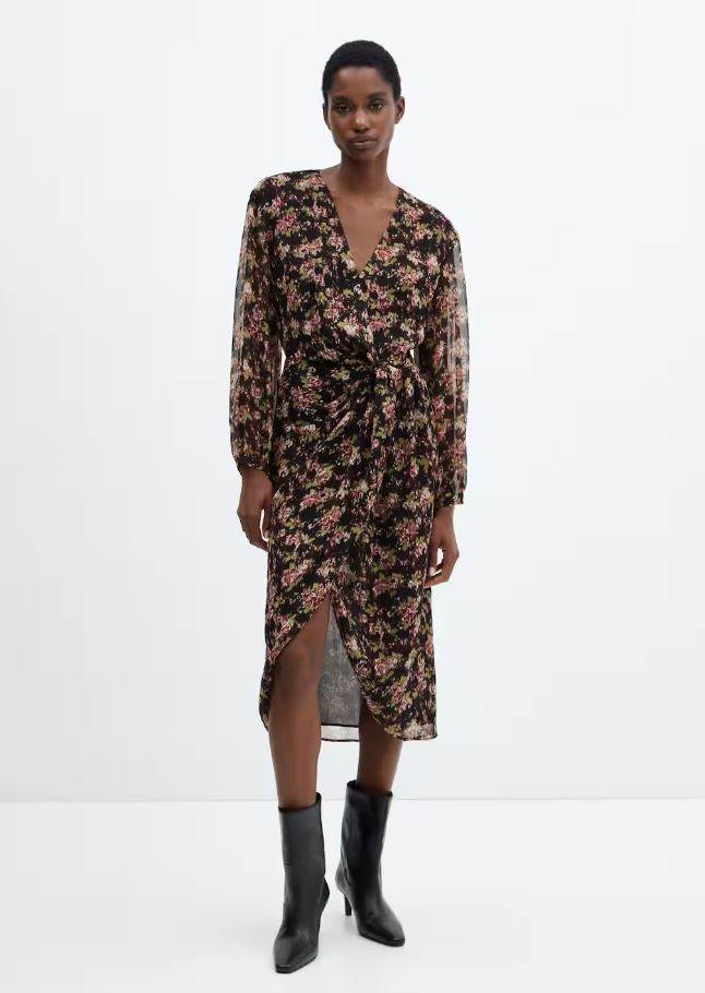 Knot print dress/Mango/35,99 EUR