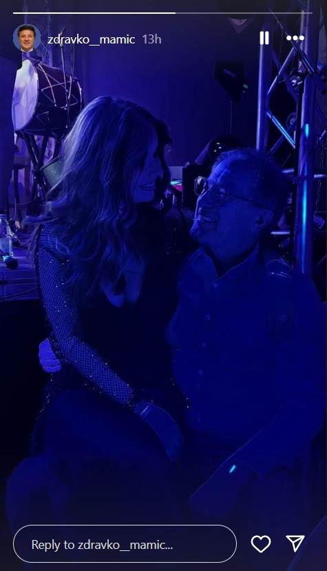 Zdravko Mamić i Jelena Bebić