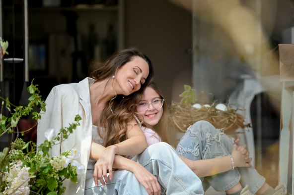 Nika Antolos s kćeri