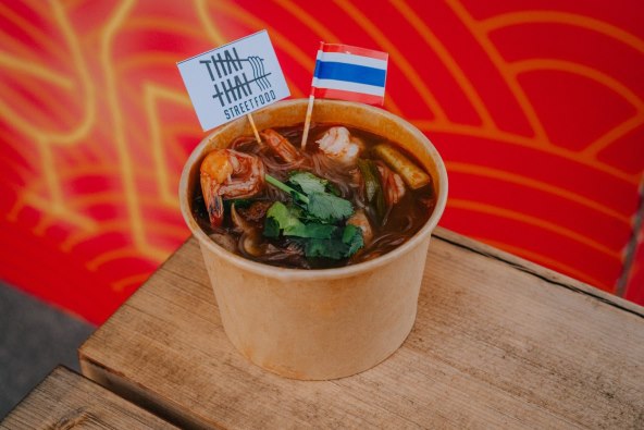 Tom Yum Shrimp Noodle Soup_Thai Thai