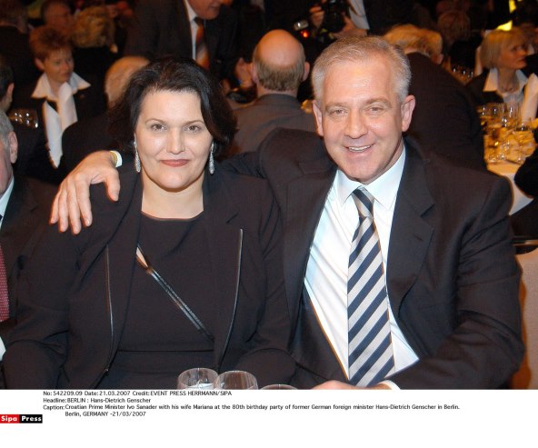 Mirjana i Ivo Sanader