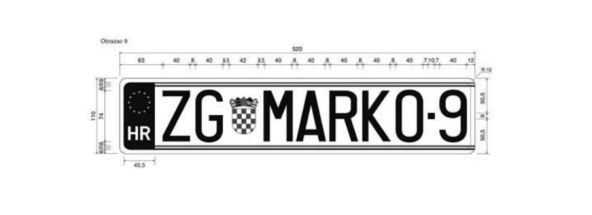 NIJE TO NITI SKUPO Koliko koštaju registarske pločice po izboru, npr. ZG SMARTLIFE