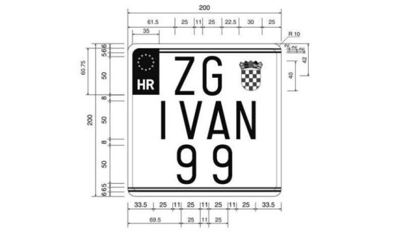 NIJE TO NITI SKUPO Koliko koštaju registarske pločice po izboru, npr. ZG SMARTLIFE