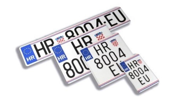 NIJE TO NITI SKUPO Koliko koštaju registarske pločice po izboru, npr. ZG SMARTLIFE