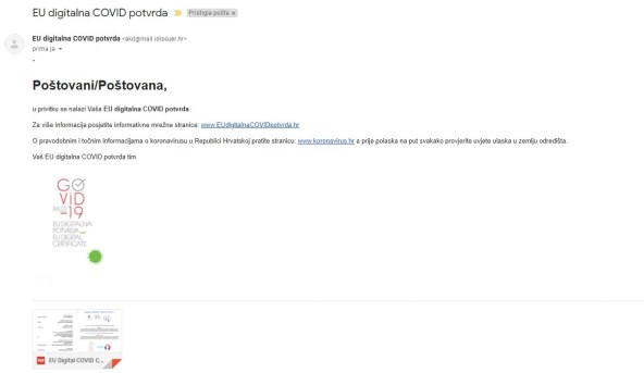 U SAMO NEKOLIKO KORAKA Kako si osigurati EU digitalnu COVID potvrdu?