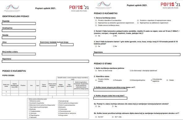 Popisni upisnik 2021