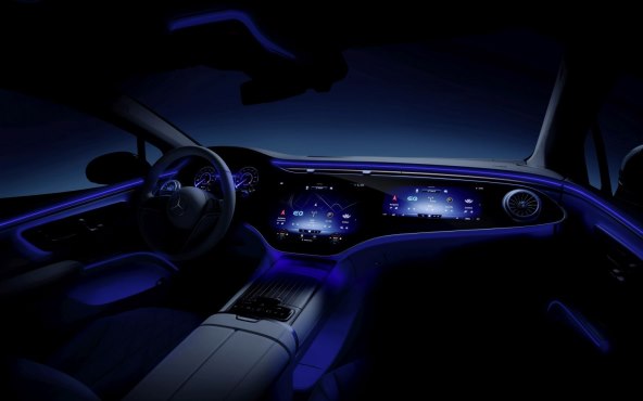 Mercedes-EQ, EQS, Interieur, MBUX Hyperscreen Mercedes-EQ, EQS, Interior, MBUX Hyperscreen