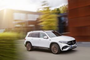 SEDMEROSJED KAO OPCIJA: Električni Mercedes EQB u trećem redu omogućuje sjedenje osobama do 1,65 metara visine