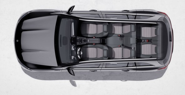 SEDMEROSJED KAO OPCIJA: Električni Mercedes EQB u trećem redu omogućuje sjedenje osobama do 1,65 metara visine