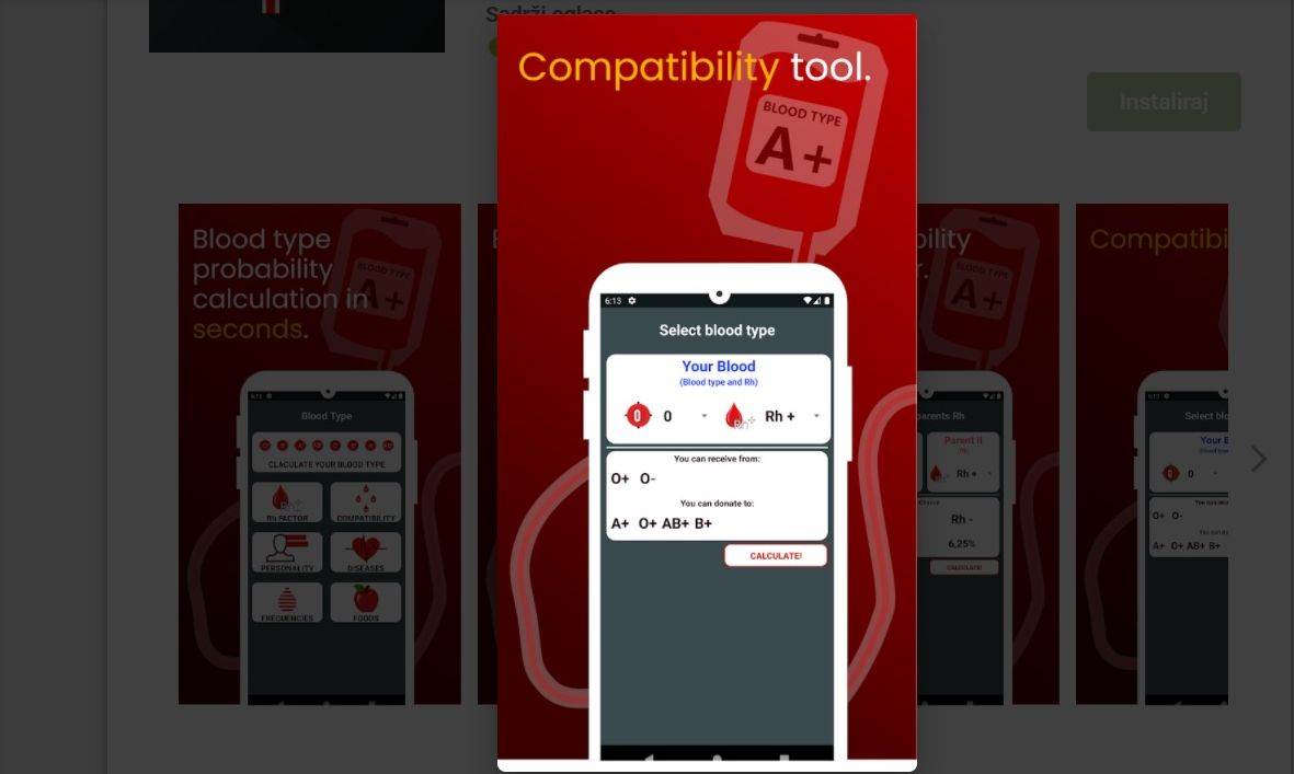 Kompatibilnost krvne grupe i mogućnost doniranja krvi