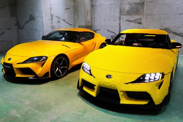 Toyota GR Supra Lego kockice (2)