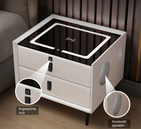 Pametni noćni ormarić s bežičnim i USB punjenjem (2).jpg