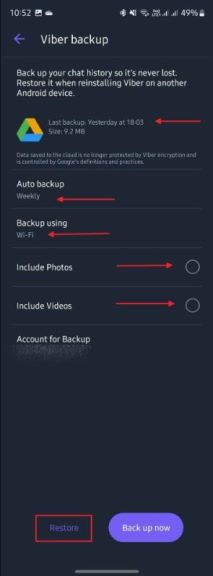Viber Android backup postavke 2.jpg