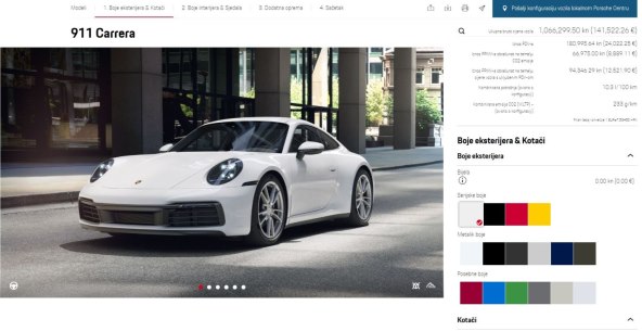 PORSCHE PROŠIRUJE ONLINE PRODAJU: Automobili koje konfigurira kupac