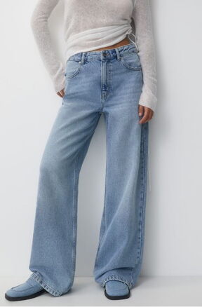 Traperice širokih nogavica i visokog struka, Pull&Bear, 27,99 EUR.jpg