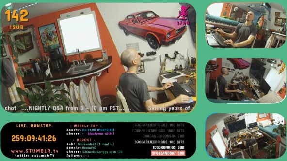 Zatvorio se na 107 dana u sobu i streamao, pristao bi izolirati se i na 10 godina. Naravno, za novce