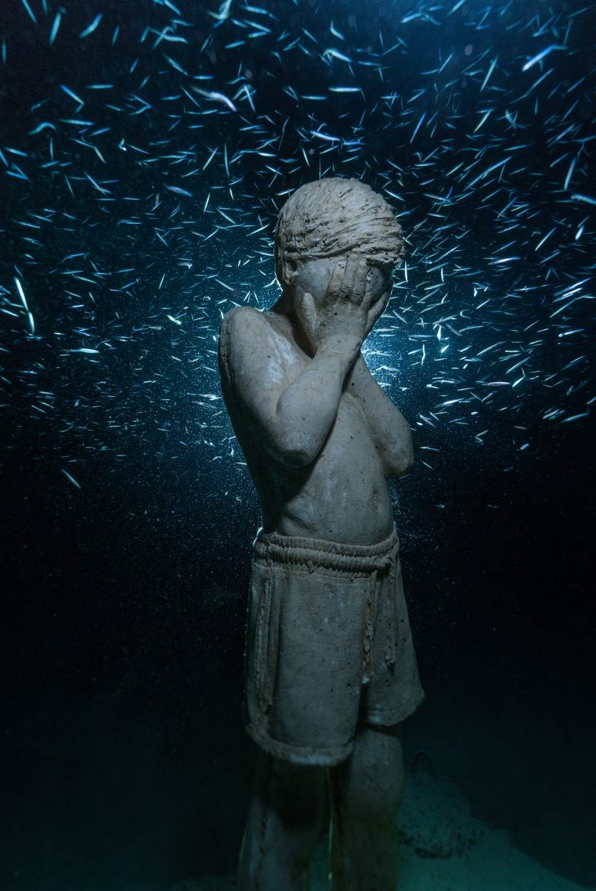 PODVODNI MUZEJ S 93 SKULPTURE Služi za istraživanje, ali i za plivanje