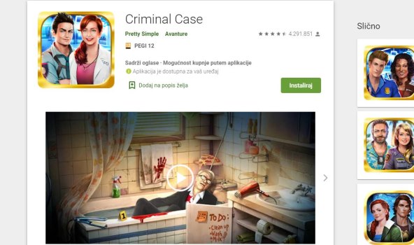 Volite misterije aplikacije 1