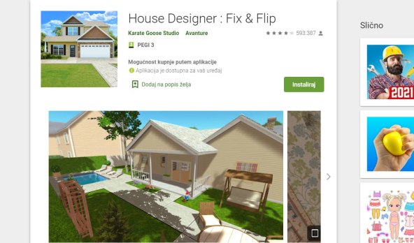 Dizajn interijera aplikacije 2