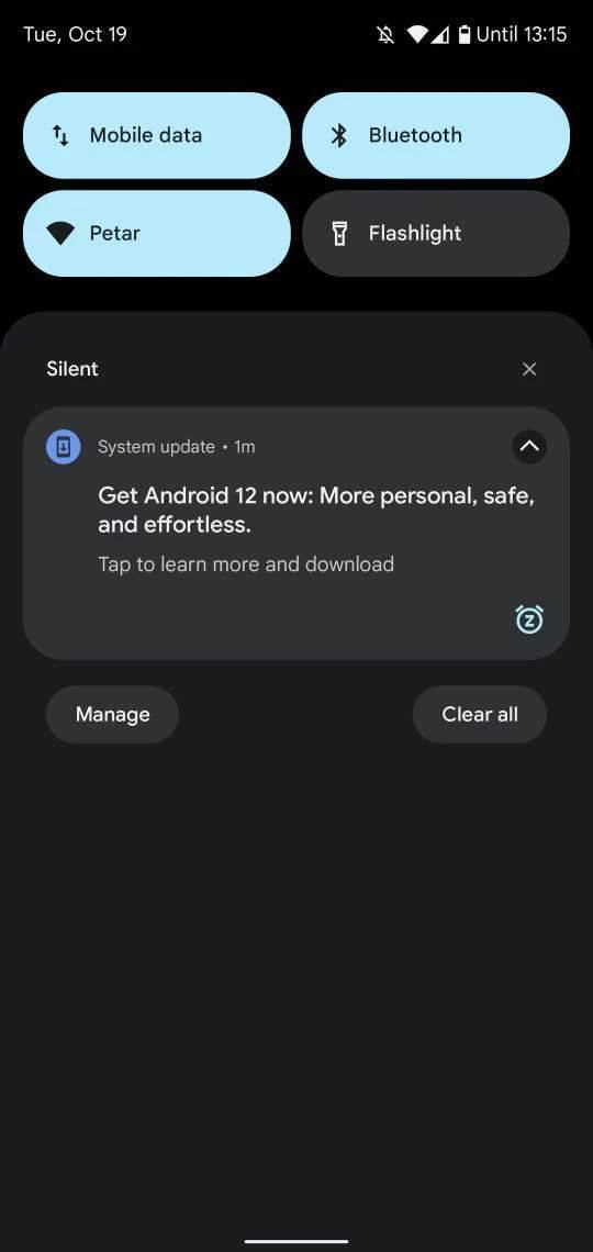 PREDSTAVLJEN JE ANDROID 12 I dalje nema 'slatkih' naziva