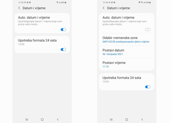 NE ZABORAVITE: Postavite automatsku promjenu datuma i vremena