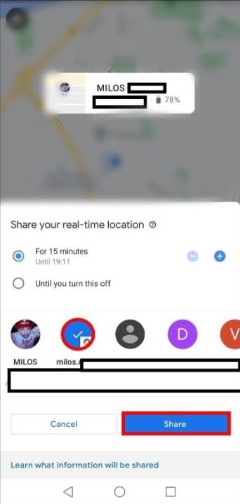 Google Maps Karte dijeljenje lokacije 4.jpg