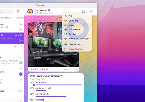Telegram Live Streaming With Other Apps.jpg
