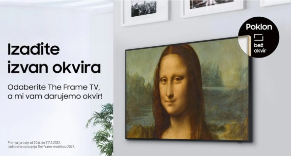 TELEVIZOR NOVE GENERACIJE: Samsung The Frame – umjetnička galerija u dnevnom boravku