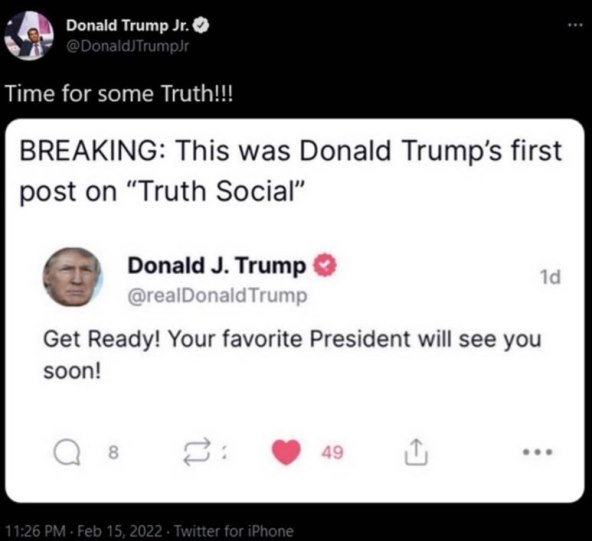 TRUMPOV TRUTH SOCIAL: U problemima, Google Play ih zabranio