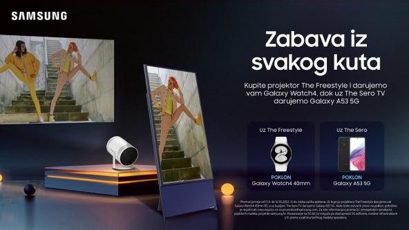 Priuštite si slobodan stil – priuštite si Samsung The Freestyle!