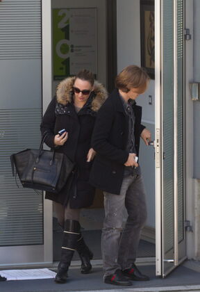Luka Modrić sa suprugom Vanjom na trudničkom pregledu 