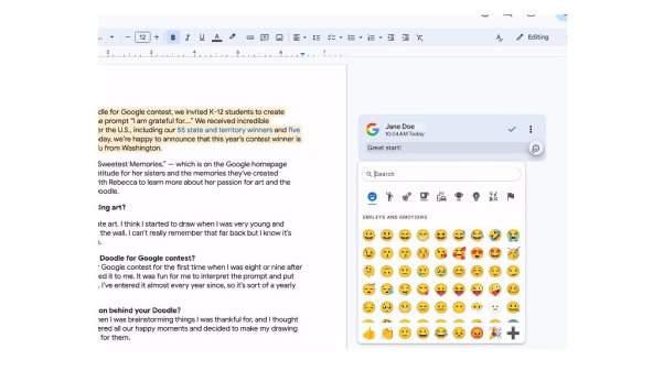 9 emotikoni Google Dokumenti Docs.jpg