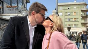 Peđa Grbin sa suprugom