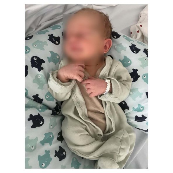 Nika Fleiss rodila sina