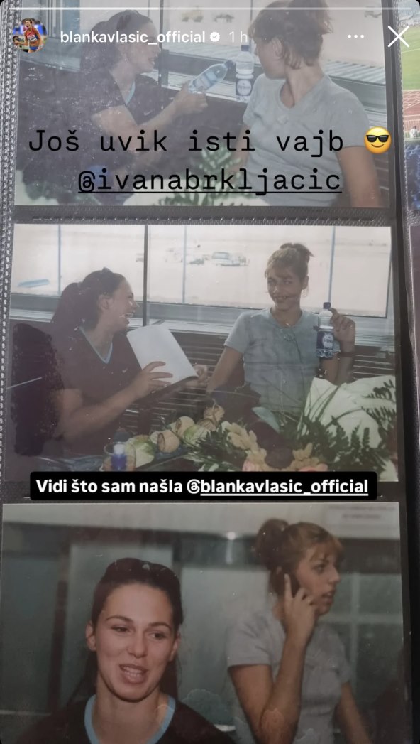 Blanka Vlašić i Ivana Brkljačić